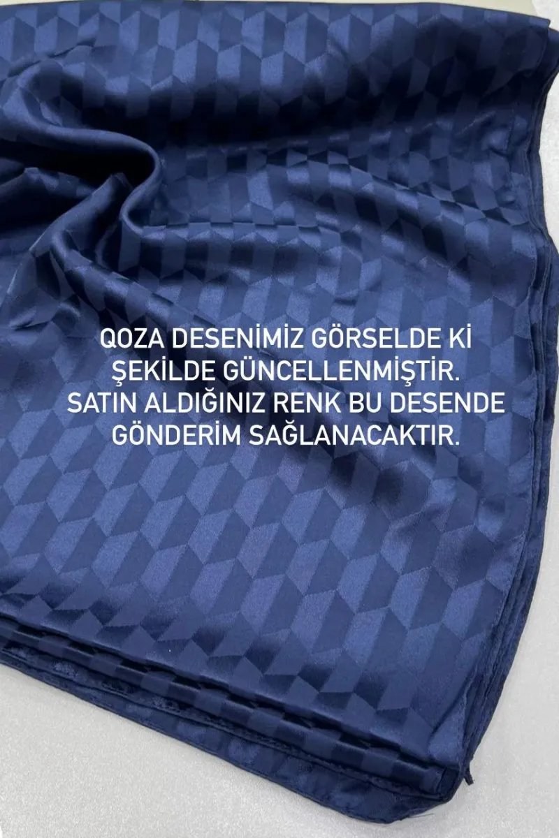 Koza Desen İpeksi Jakar Şal - Pudra Pembe - 2