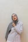 Organic Cotton Comfort Şal - Antrasit küçük görsel 2