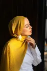 Organic Cotton Comfort Şal - Oksit Sarı küçük görsel 2