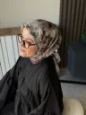 Lilya Desen Soft Eşarp - Acı Kahve küçük görsel 3